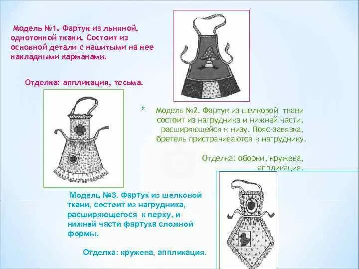 Описание модели фартука. Фартук с нагрудником. Модель фартука с нагрудником. Описание фартука с нагрудником. Элементы фартука