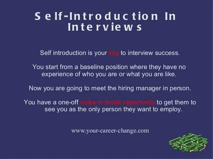 Interviews example