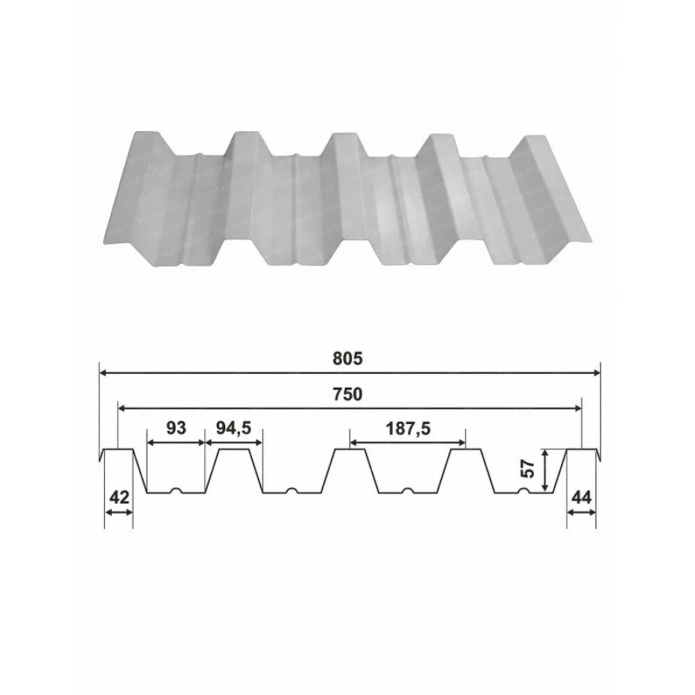 Оцинкованный профиль толщина размеры. Оцинкованный профиль толщина размеры. Профлист h57-750. Оцинкованный профиль толщина размеры. Ширина кровельного листа профнастила.