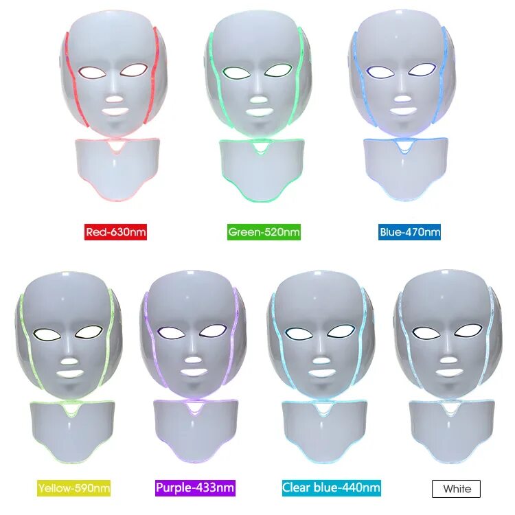 Led маска faq. Led маска описание цвета. лэд масок и их цвета. светодиодные маски для лица инструкция.