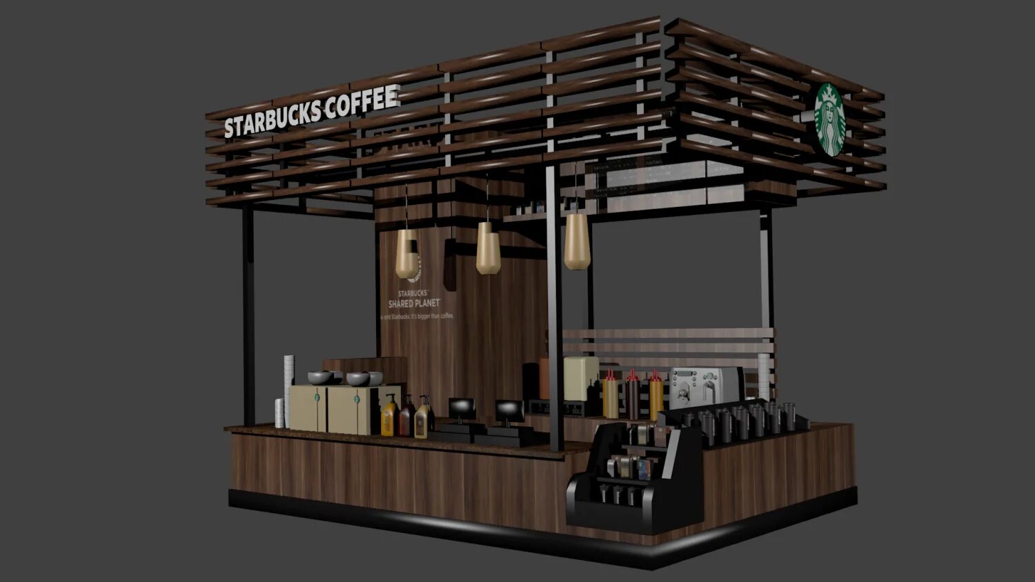 Старбакс 3д. Старбакс 3д модель. Kiosk 3 d. Coffee shop 3d игры.