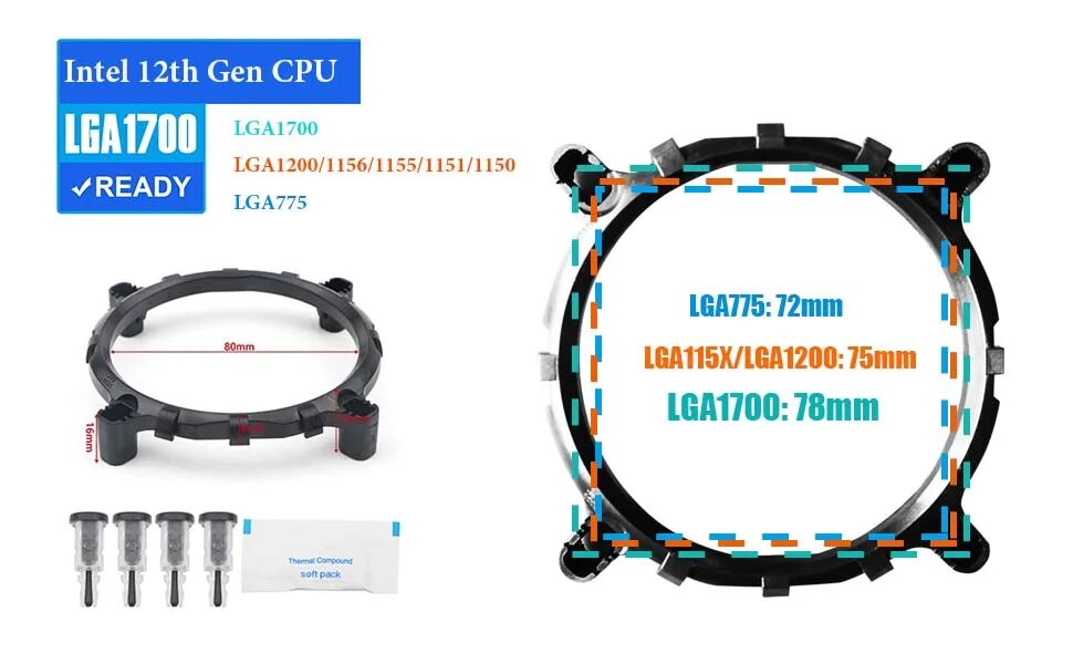 Установка lga 1700. Рамка LGA 1700. LGA 1200 LGA 1700 крепление. Переходное кольцо для кулера LGA 2011. Крепление процессора LGA 1700.