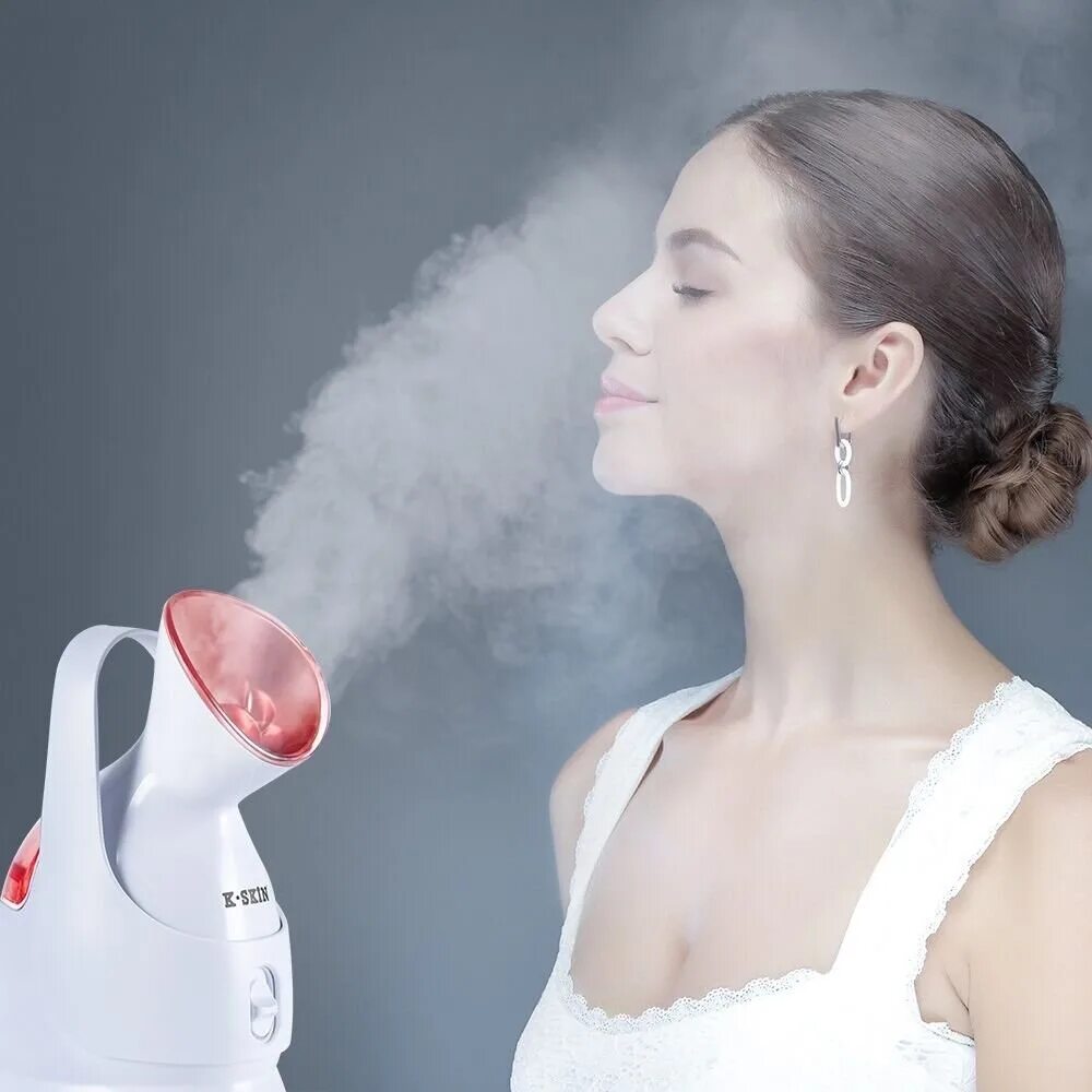 Парить лицо. Face Steamer. Ароматерапия ингаляции. Распаривание лица вапоризация.