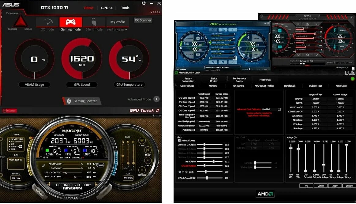 EVGA Precision. Программы Overclock GPU на андроид. CPU GPU Ram.