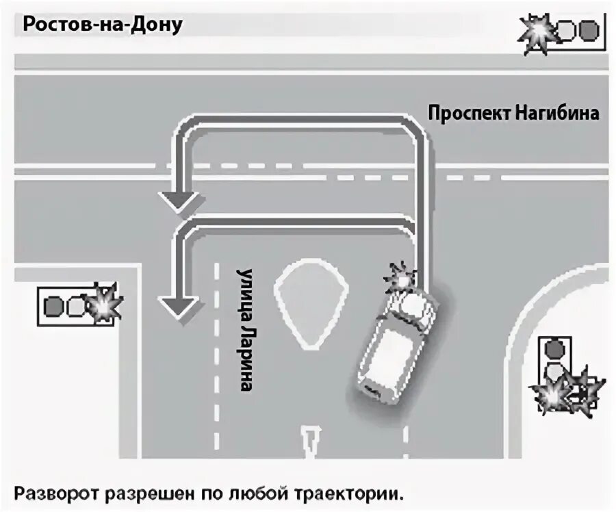 Разворот по любой траектории pddnewslane билетыпдд, МОЖНО выполнить разворот даже с обочины, главное чтобы эт