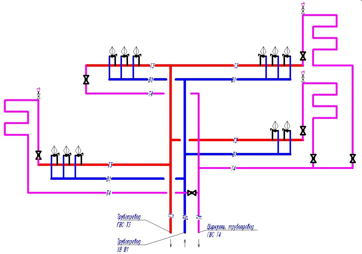 Схема системы отопления и гвс. Двухступенчатая схема гвс. Схема подключения горячего водоснабжения через бойлер. Схема системы отопления разводка от газового котла. Схема котельной отопление и гвс.