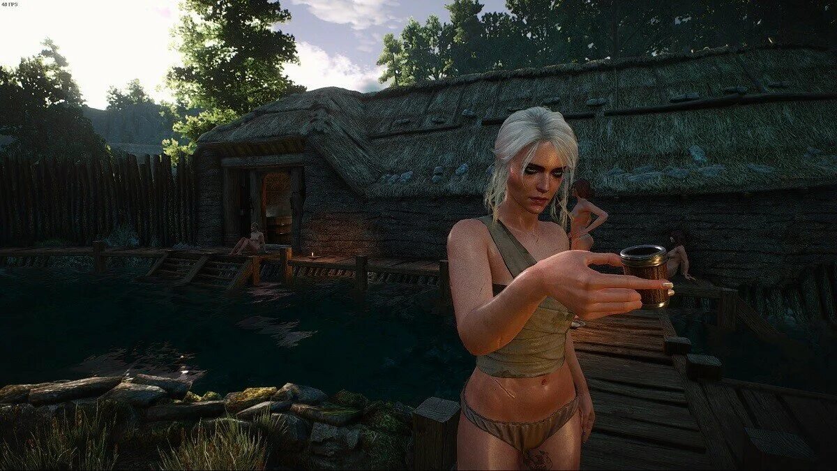 Ведьмак 3 кукла. Ведьмак 3 цири в бане. the witcher 3 wild hunt цири в бане. цири в бане ведьмак 3 в нижнем белье. ведьмак цири в бане.