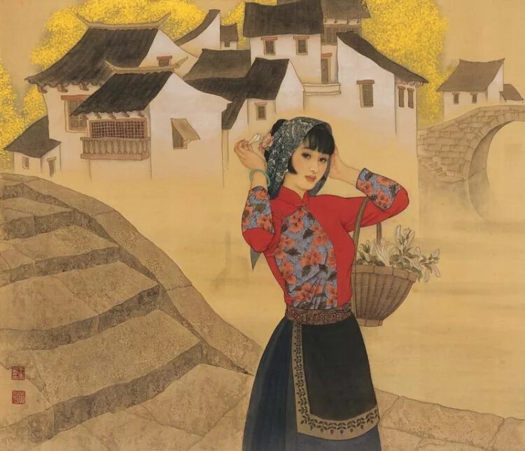 Художник Вэнг Мейфанг. Zhao Guojing художник. Жао Фэнг китайская живопись. Художники Wang Meifang, Zhao Guojing.