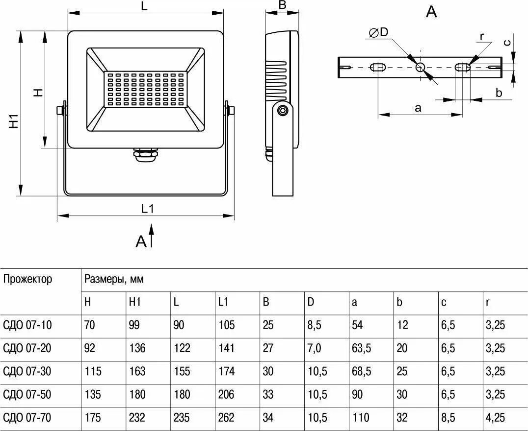 Прожектор размеры. Прожектор IEK, СДО 07-70 6500к 50вт. Прожектор светодиодный СДО 07 70 Вт. Светодиодный прожектор IEK СДО 07-50, ip65. Прожектор светодиодный СДО-07-10-10w.