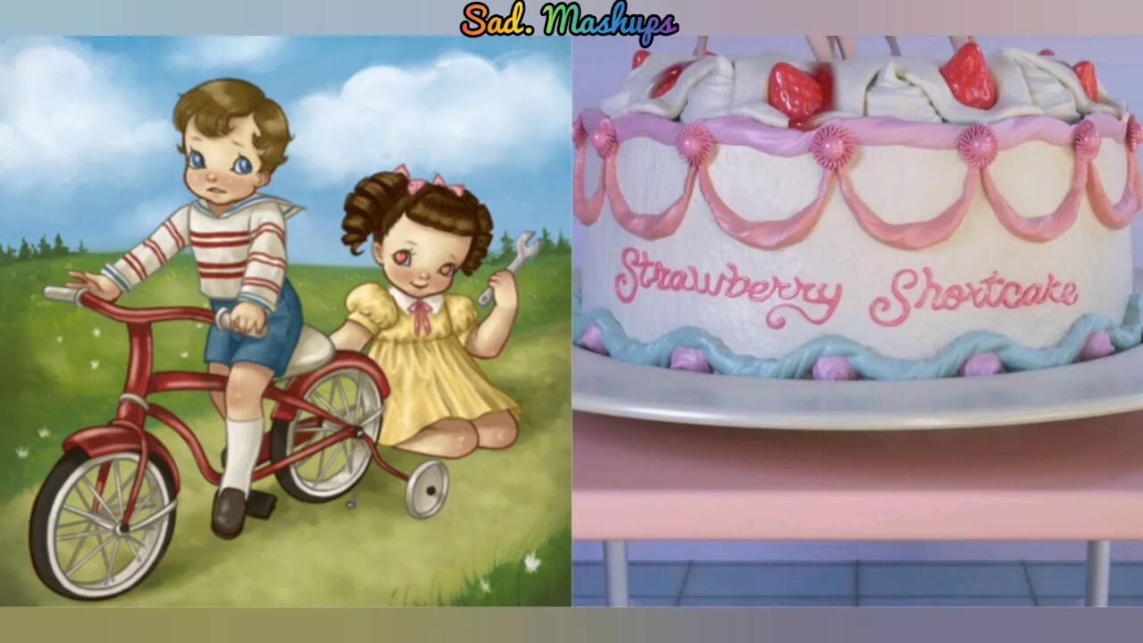Training wheels melanie. Мелани Мартинес Strawberry Shortcake. Shortcake Melanie Martinez. Ыекфциуккн ырще сфлу ьфдутшу. Strawberry Shortcake Melanie Martinez Art.