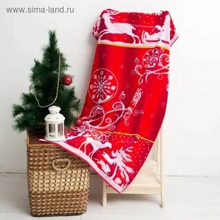 Новогоднее полотенце оптом