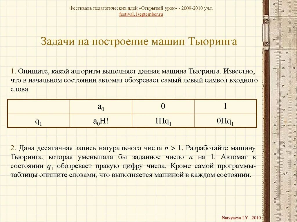 Десятичная запись натурального числа n