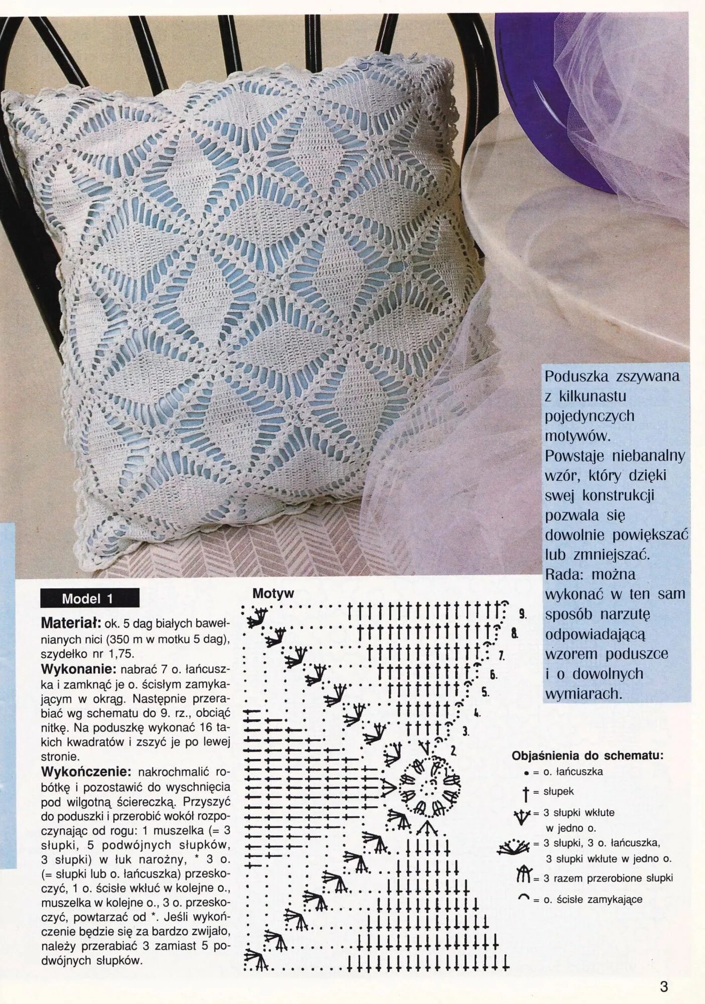 PATRÓN GRATIS Motivos en Crochet para Confeccionar Almohadones - Crochetisimo Pa