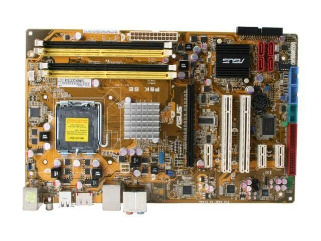 Se 2 соединение. Материнская плата асус p5k. Материнская плата ASUS p5k 775 сокет. ASUS p5b se разъемы. Материнская плата ASUS p5k разъемы.