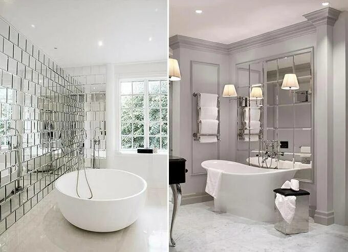 Зеркальная плитка в ванной комнате. Зеркальная стена в ванной комнате. Зеркальная плитка на стену в ванной. Ванна с зеркальной плиткой. Зеркала в плитке ванной комнаты