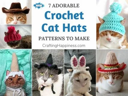 Crochet cat hat