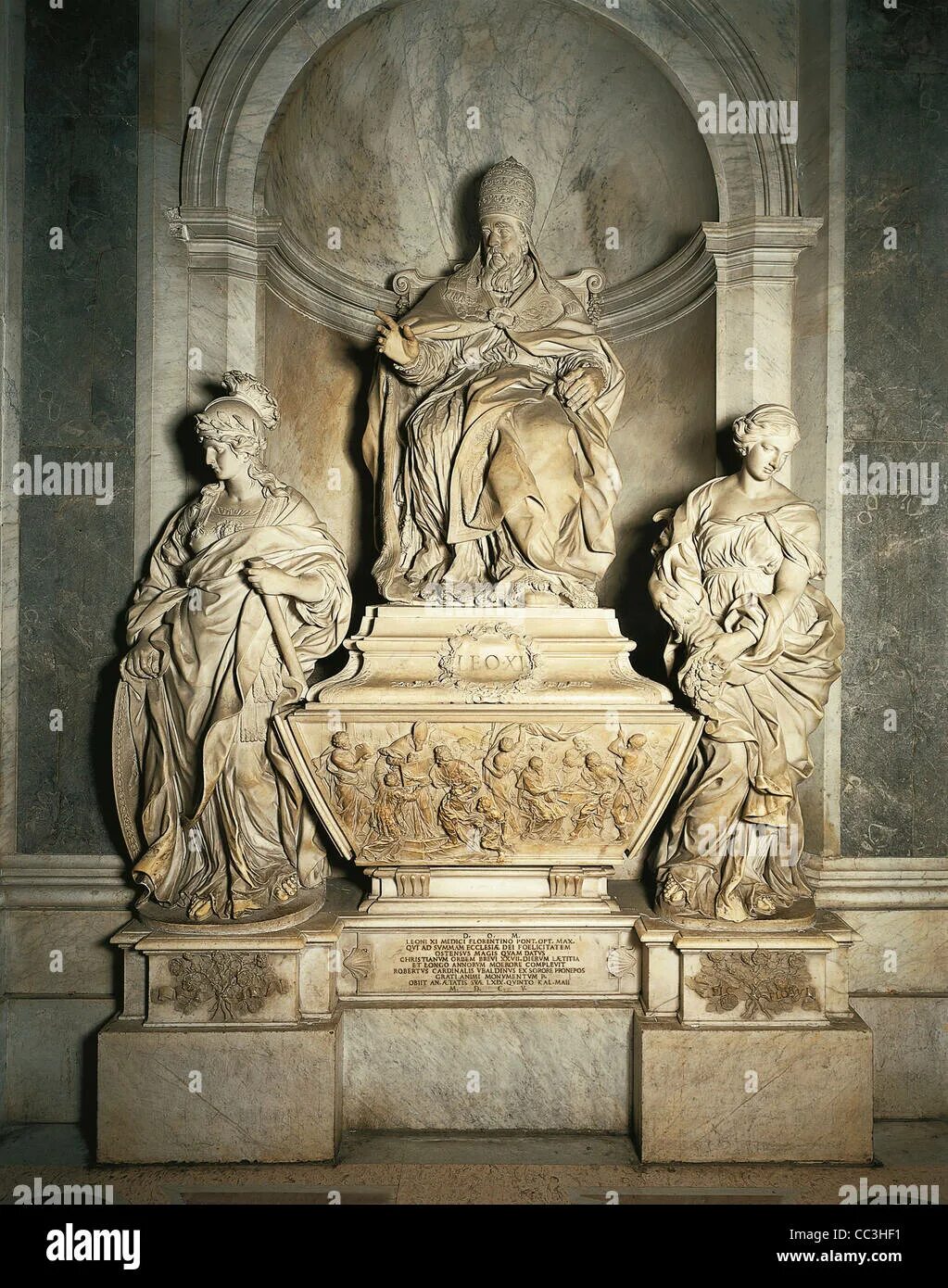 Альгарди. Алессандро альгарди. некрополь ватикана гробница петра. алессандро альгарди работа 1634.
