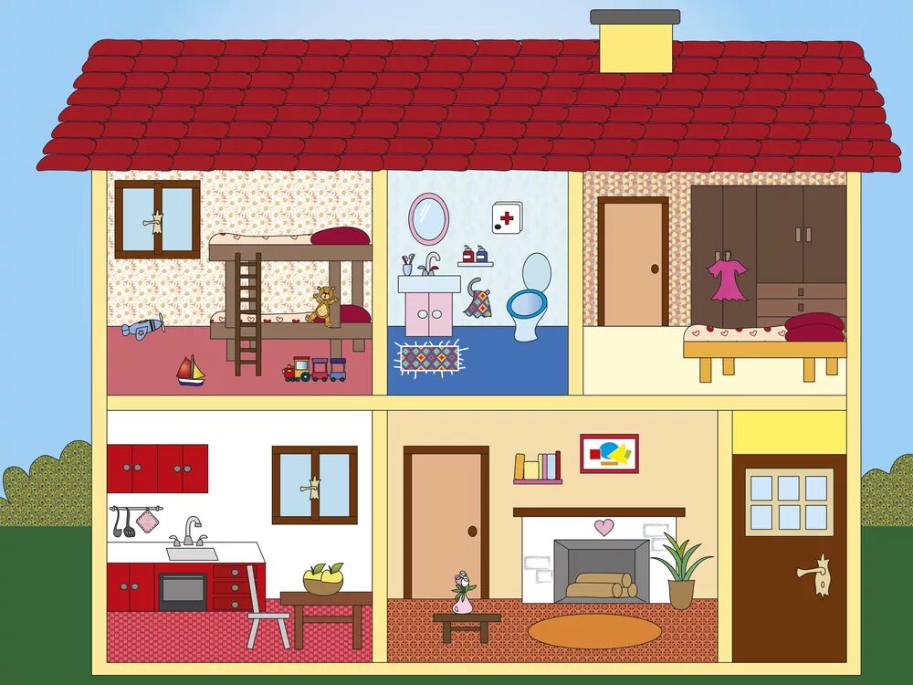 House комната cartoon. Rooms in the House. Картинки my House for Kids. House Rooms names for Kids.