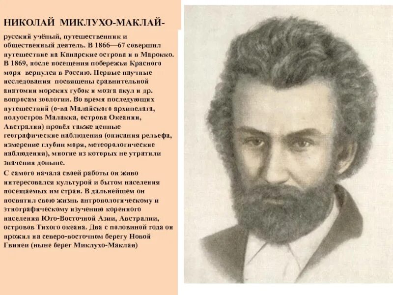 Миклухо маклай сайт. Путешественник миклухо маклай. миклухо-маклай (1846-1888). н. н. миклухо-маклай.
