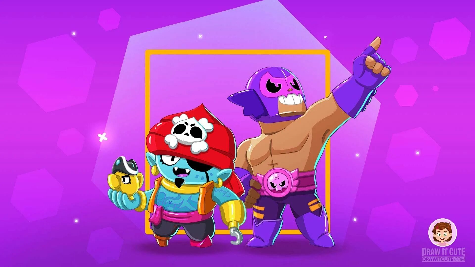 5 приваток brawl stars. Браво старс Лу Сэнди. Сэнди и Джин Браво старс. Броул старс. Джин и Эль Примо.