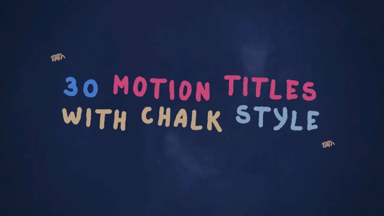 Motion title. Motion title