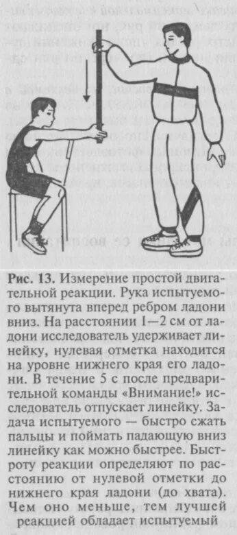 Какой тест используют для определения скоростных возможностей. Тесты для измерения скоростных способностей. измерение простой двигательной реакции. упражнения для определения скоростных способностей. упражнения для оценки уровня развития скоростных способностей.