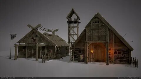 Дом в стиле викингов - 56 фото