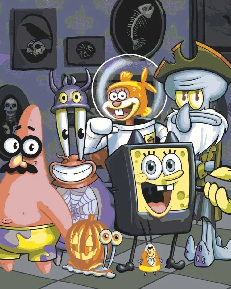 Губка боб магазин. Спанч Боб Squarepants. Губка Боб квадратные штаны Хэллоуин. Спанч Боб и Патрик Хэллоуин.