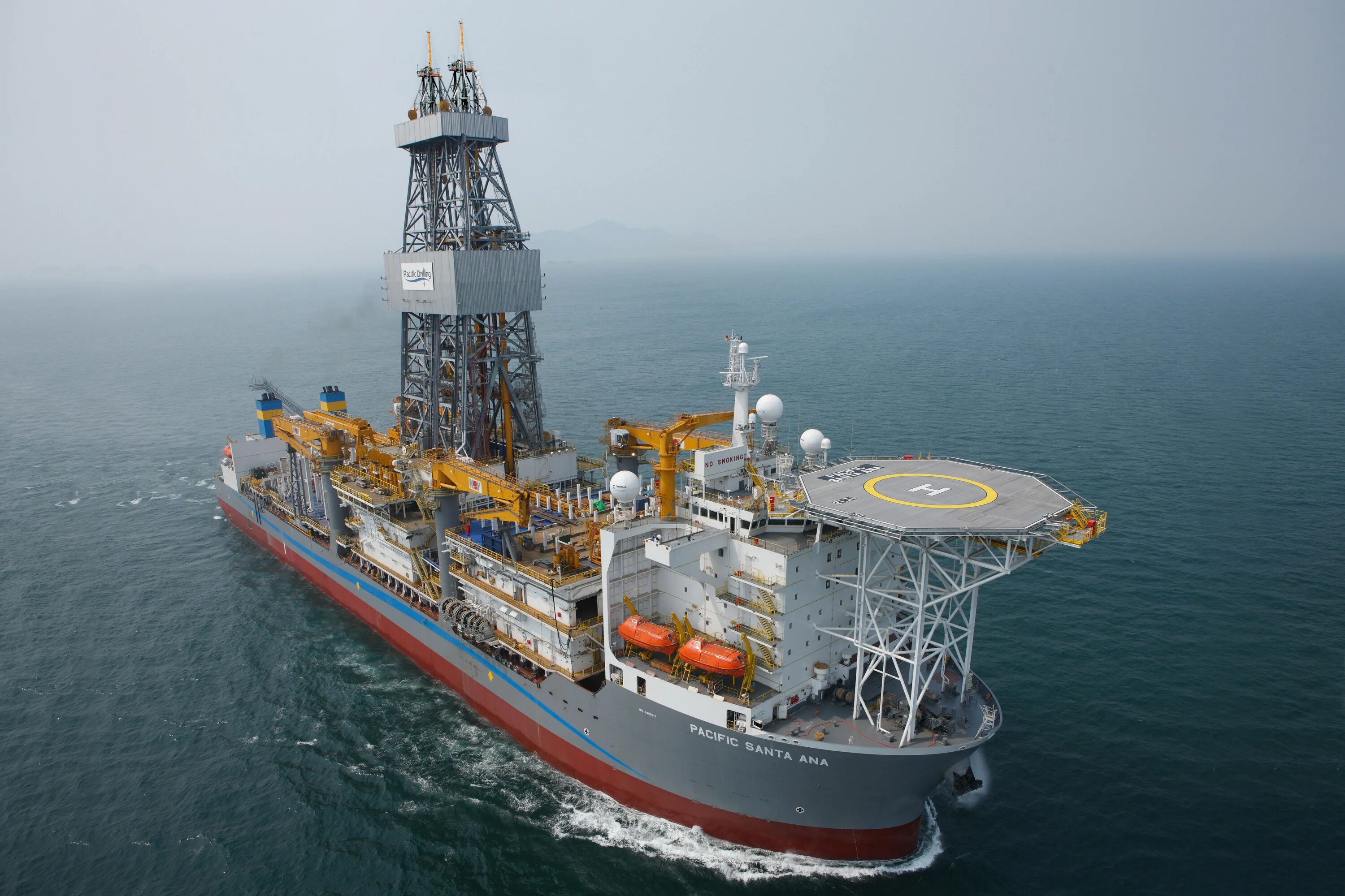 Pacific drilling " Pacific Santa Anna" судно. Samsung 12000 drillship. Плавучие буровые суда. Буровой корабль