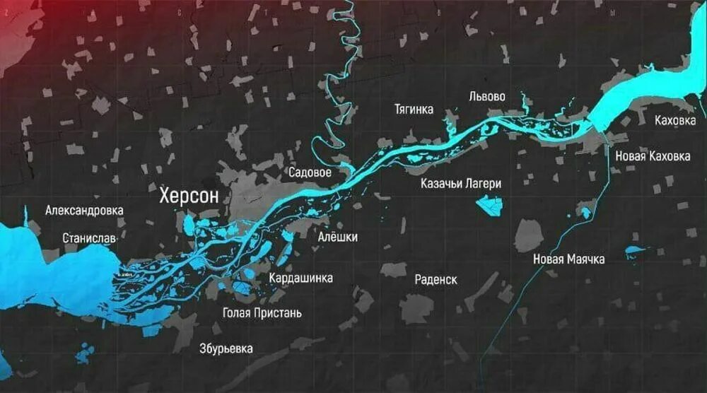 Карта подтопления самарской области 2024. Карта затопления Каховского водохранилища Днепра. Схема затопления Каховского водохранилища. Карта затопления Каховской ГЭС. Херсонская ГЭС карта затопления.