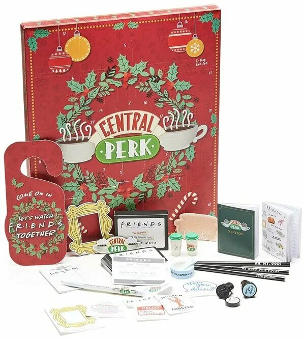 Адвент friends. Набор подарочный friends advent calendar. шоколадные адвент календари friends.