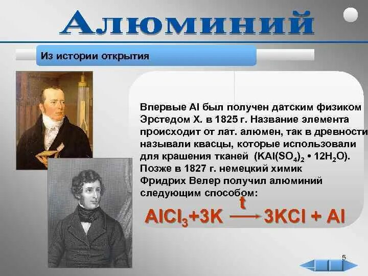 Первый открытый элемент. Ганс Эрстед открыл алюминий. История открытия химического элемента алюминий. История открытия алюминия. История открытия алюминия кратко.