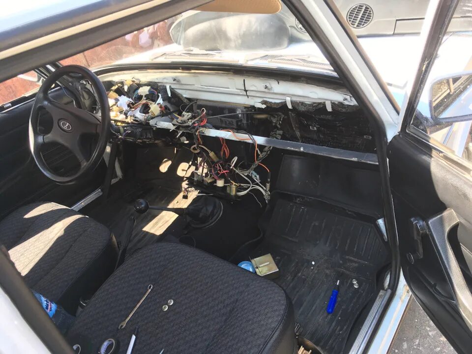 Как снять печку 2106 Замена радиатора печи Lada 21061, 1,3 л, 1989 года своими руками DRIVE2