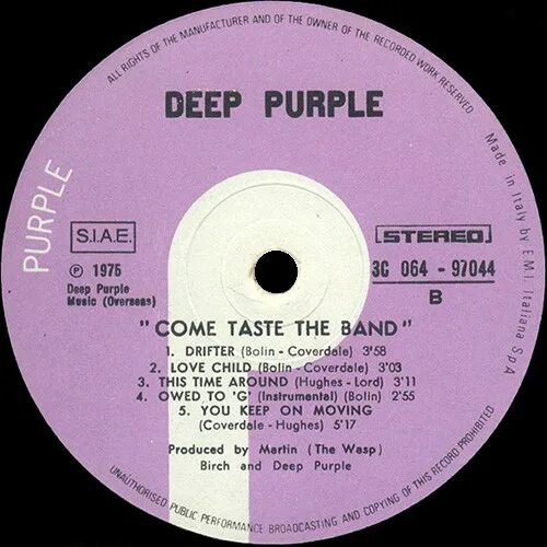 Дип перпл хиты. Deep Purple come taste the Band 1975. Deep Purple come taste the Band обложка. Группа Deep Purple альбомы 1975. Deep Purple 1975 come taste the Band Vinyl.