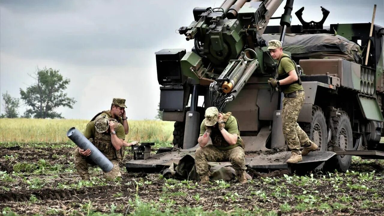 Украина оружие против россии. Artillery Caesar 155-мм.