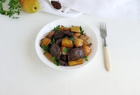 Печень с грушей