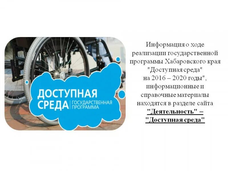 Доступный край. Программа доступная среда 2020-2025 государственная. Оспрограмма "доступная среда". Реализация программы доступная среда. Доступная среда программа оборудование.