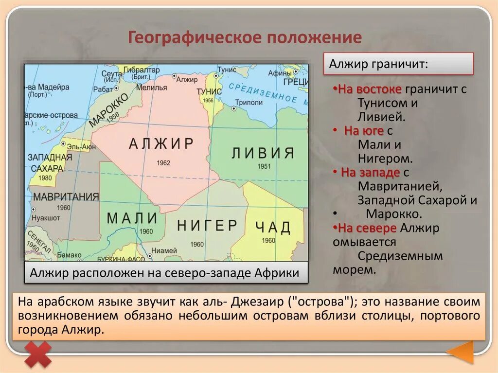 Особенности географического положения центральной африки. Алжир географическое положение. Северная часть Африки страны. Старн Северной Африки. Страны Северной Африки географическое положение.