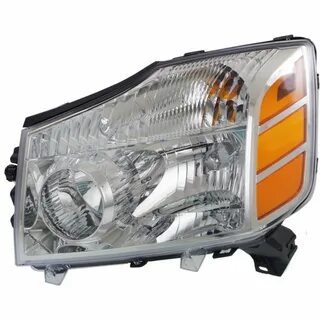 Headlight For 2004-2006 Nissan Titan 2005-2007 Armada Driver Side w/ bulb.