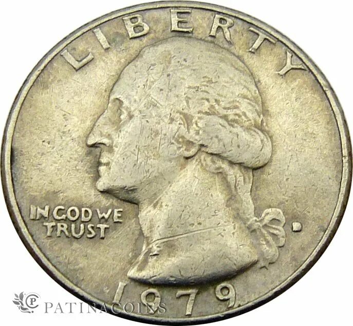 Сентони про. Американские монеты 25 центов 1979. 25 Центов 1978 монета США. Монета с перевернутым аверсом.