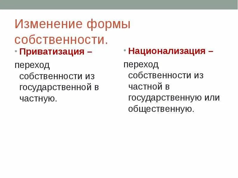 Ис собственность. Формы приватизации собственности. Формы перехода собственности в государственную. Переходная собственность это. Переход из частной собственности в государственную.