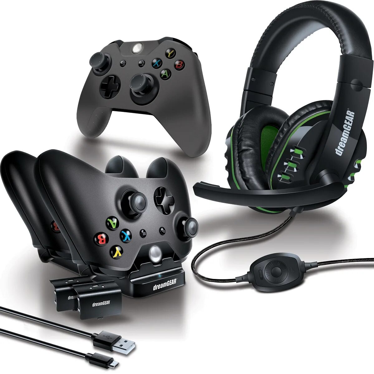 DREAMGEAR Xbox 360. Комплект геймпада Xbox one. Xbox Starter Kit. DREAMGEAR аккумуляторы Xbox one s.