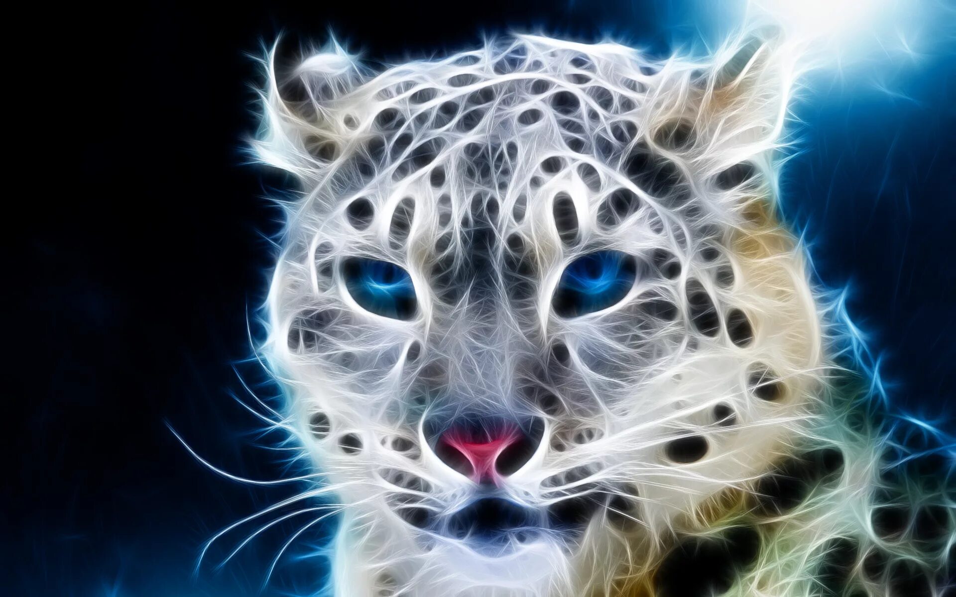 3 д звери. Барс леопард гепард. Фрактальные животные. Яркие картинки животных. Фрактальная Графика животные.