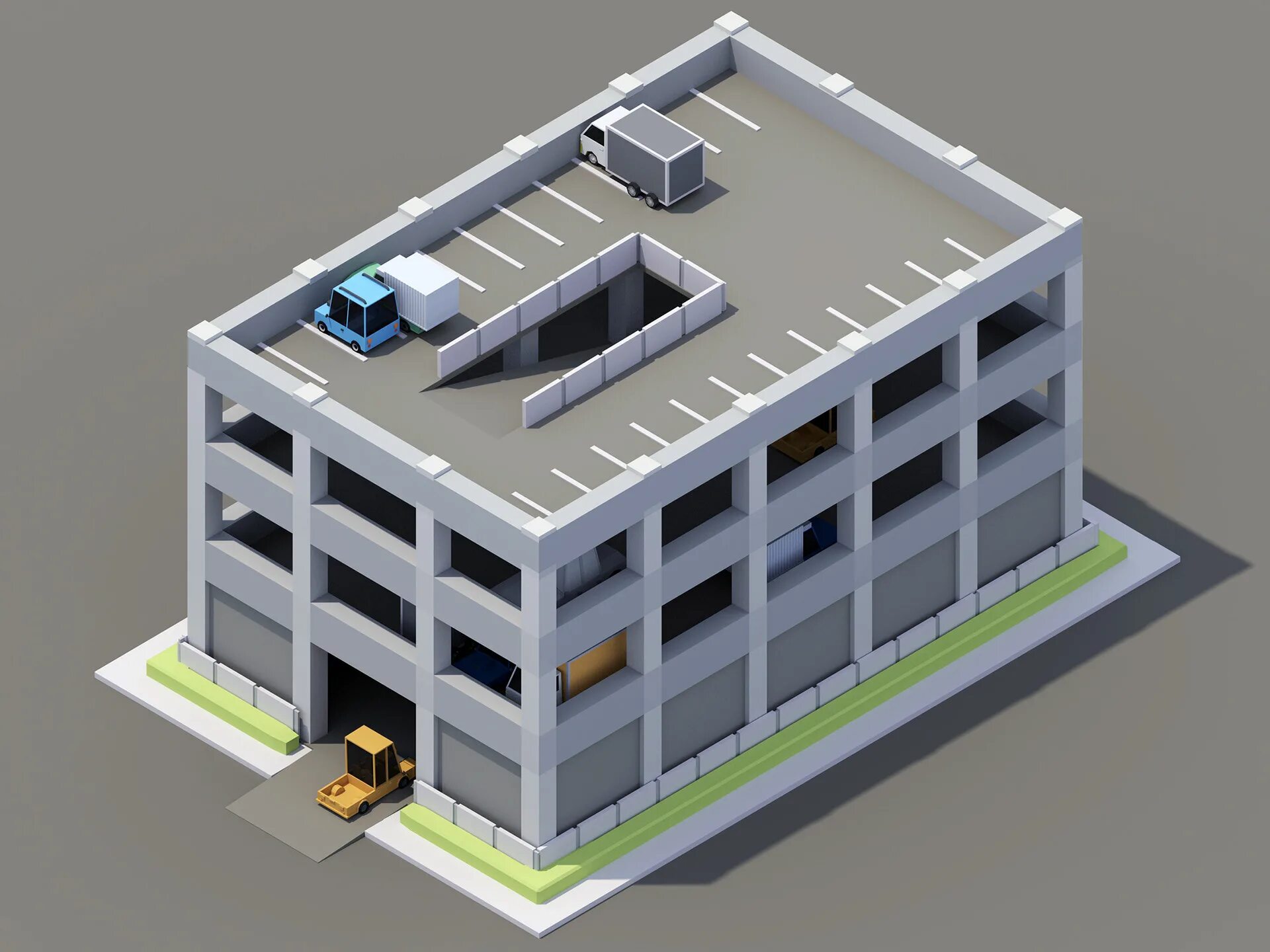 City parking building. Лоу Поли здания. Домик 3д Лоу Поли. Low Poly Blender дом. Панельный дом 3ds Max.