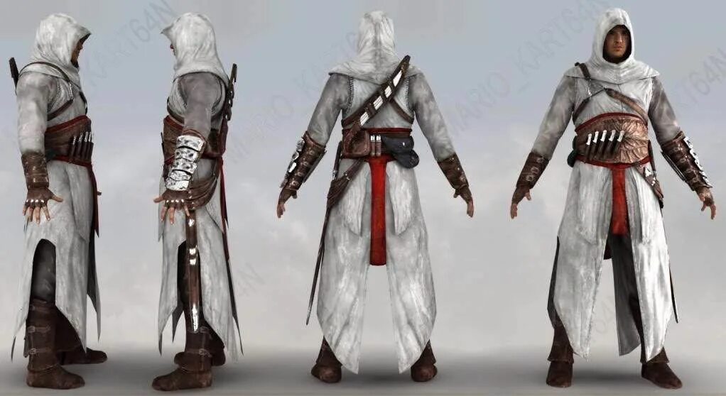 Ассасин крид виды. Костюм Альтаира в Assassins Creed 3. Ассасин Крид 1 Альтаир полный рост. Assassin's Creed 1 костюм Альтаира. Альтаир ибн ла-Ахад костюм.