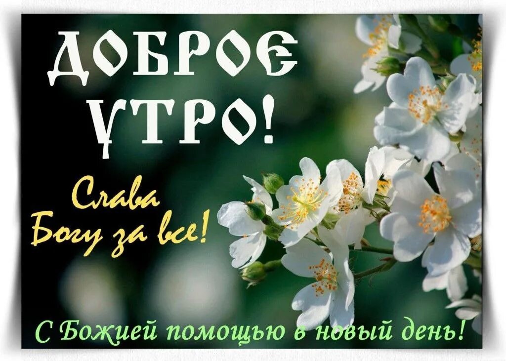 Новое доброе утро с богом