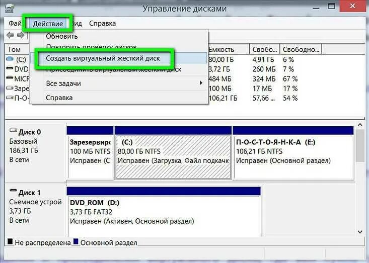 Виртуальный диск данных. Виртуальный диск на жестком диске. создание диска. создание виртуального диска. управление дисками виртуальный диск.