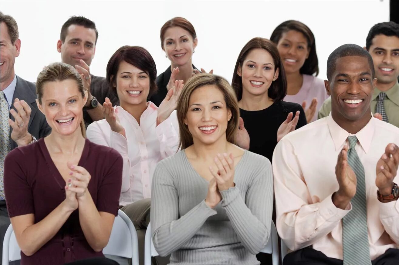 They are clapping