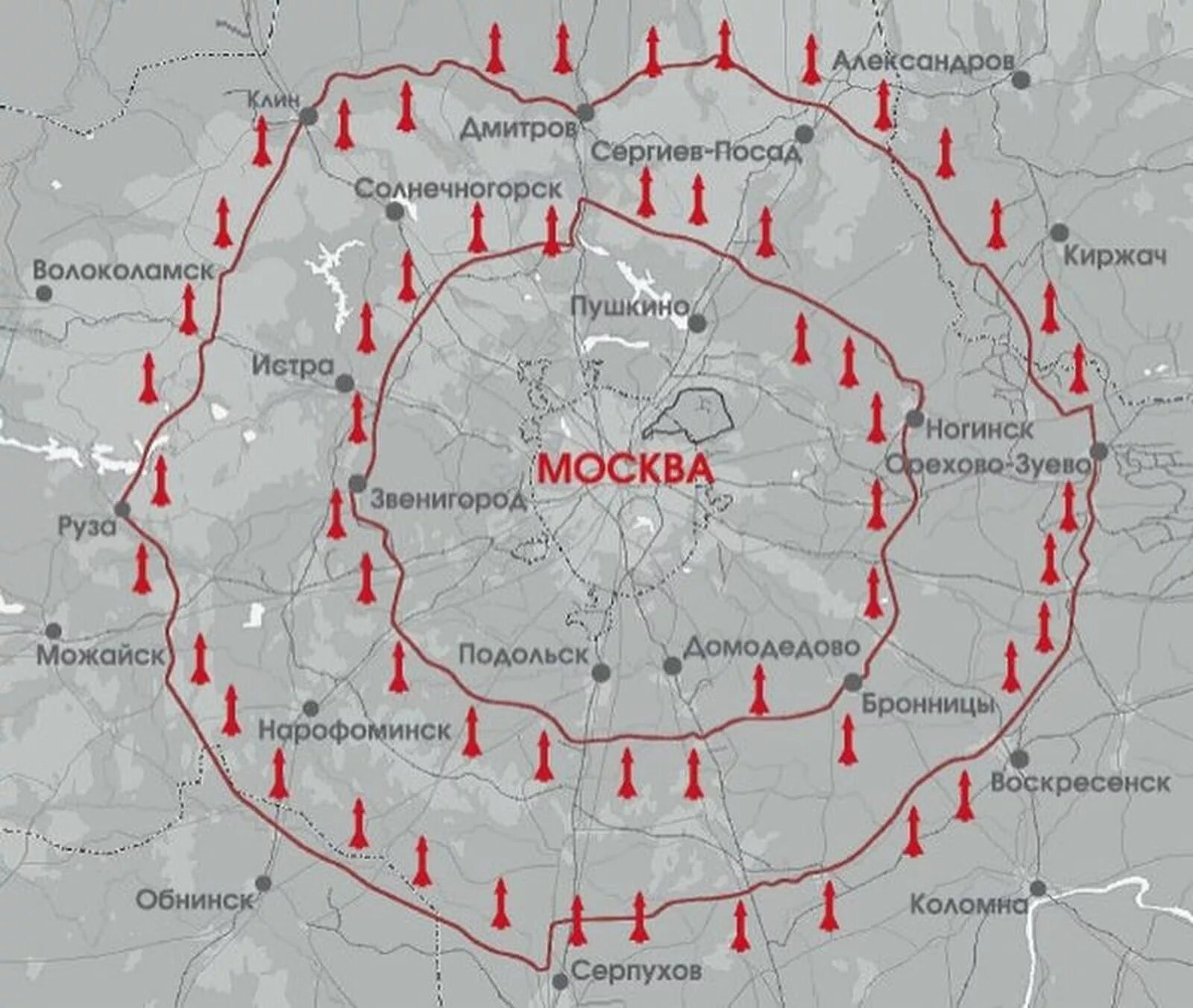 А108 большое Московское кольцо БМК