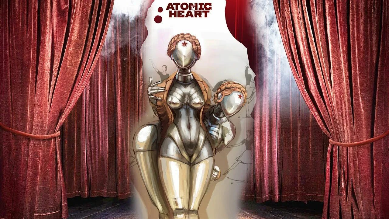 Атомик харт киндер. Atomic Heart арт. Левая Атомик Харт. Атомик Харт близняшки арт.